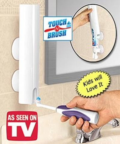 הילדים שלכם יאהבו לצחצח שיניים עם הדיספנסר המדוייק 
 והחסכוני למשחת השיניים TOUCH N BRUSH משלוח חינם!