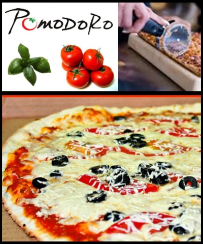 במסעדת 'פומודורו' כרמל - פיצה משפחתית איטלקית דקה במחיר מיוחד! (כשר)